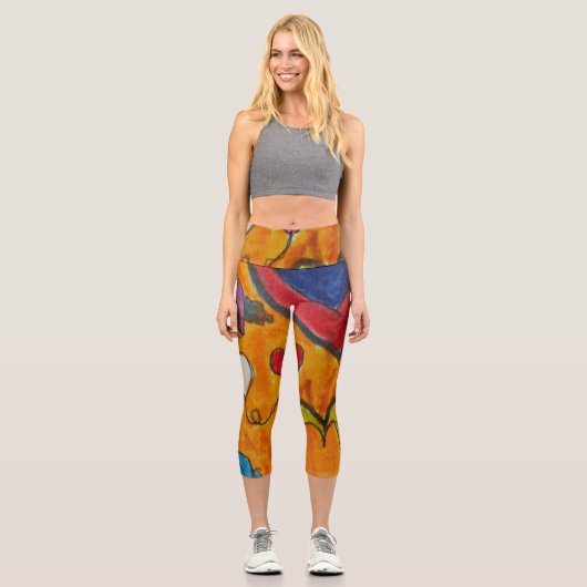 Leggings Capri Capris haut taille (Recto)