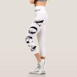Leggings Capri Capris haut taille