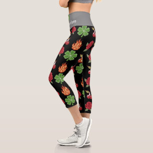 Leggings Capri Capris haut taille