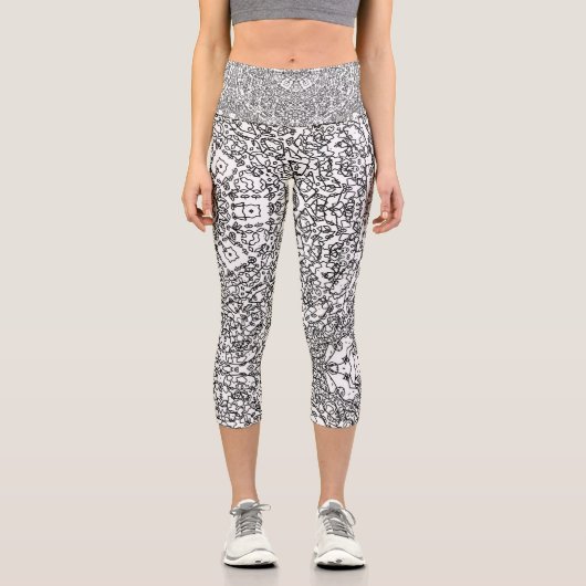 Leggings Capri Capris haut taille (Recto)