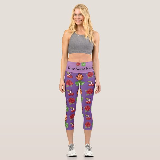 Leggings Capri Capris haut taille (Recto)