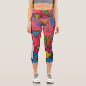 Leggings Capri Capris haut taille (Recto)