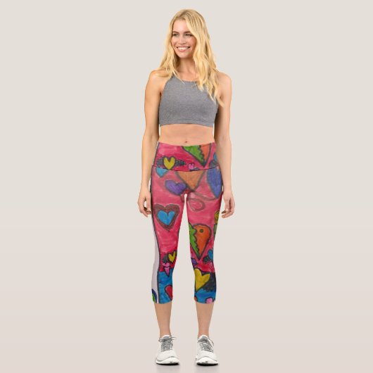 Leggings Capri Capris haut taille (Recto)