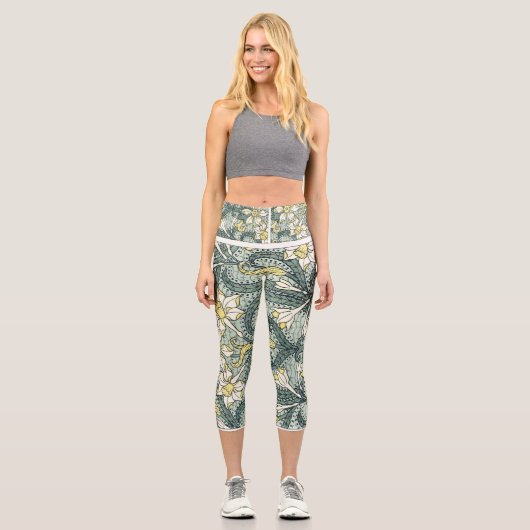 Leggings Capri Capris haut taille Art (Recto)