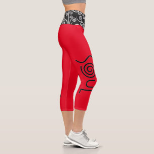 Leggings Capri Capris haut taille coeur et âme