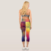 Leggings Capri Capris haut taille de yoga (Verso)