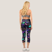 Leggings Capri Capris haut taille d'Halloween (Verso)