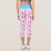 Leggings Capri Capris haut-taille motif (Verso)