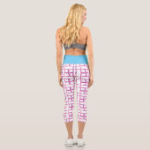 Leggings Capri Capris haut-taille motif (Verso)