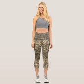 Leggings Capri Capris haut taille Paisley (Recto)