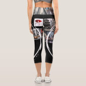 Leggings Capri Capris Haute Taille : Style Flattering. (Verso)