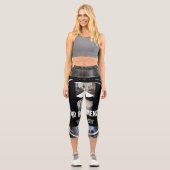 Leggings Capri Capris Haute Taille : Style Flattering. (Recto)
