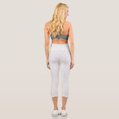 Leggings Capri Capris Minimal Botanical Breeze (Verso)