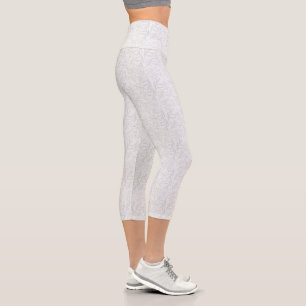 Leggings Capri Capris Minimal Botanical Breeze