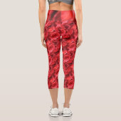 Leggings Capri Capris rose haut-taille (Verso)