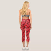 Leggings Capri Capris rose haut-taille (Verso)