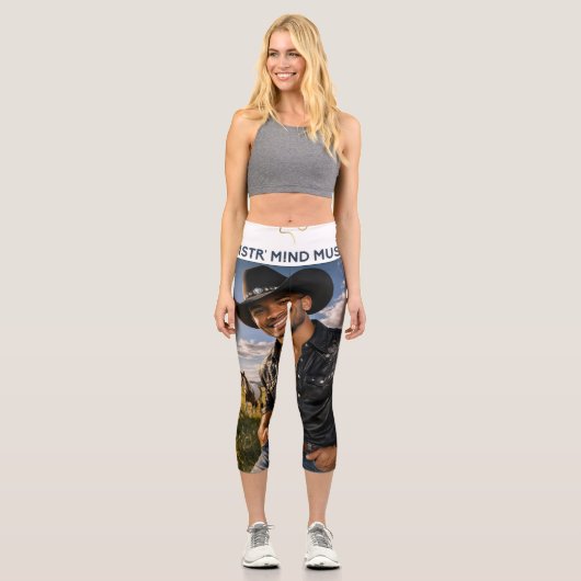 Leggings Capri Capris Taille Haute (Recto)
