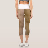 Leggings Capri Capris Taille Haute à Texture (Verso)
