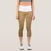 Leggings Capri Capris Taille Haute à Texture (Recto)