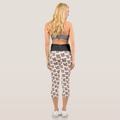 Leggings Capri Capris taille haute de Noël (Verso)