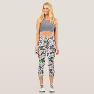 Leggings Capri Capris taille haute fabriqués sur mesure avec soin
