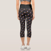 Leggings Capri Capris taille haute Gnome d'Halloween (Verso)