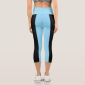 Leggings Capri Capris taille haute pour femmes – Ajustement confo (Verso)