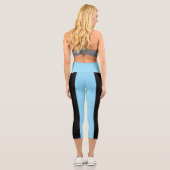 Leggings Capri Capris taille haute pour femmes – Ajustement confo (Verso)