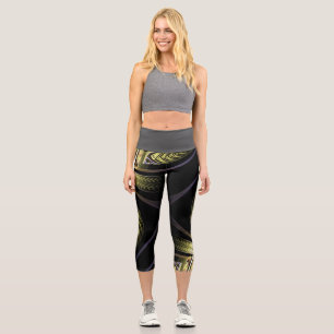 Leggings Capri Capris Taille haute Zazzle_Growshop.