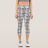 Leggings Capri Captain Fox Guardian of Seas Nautical Design (Recto)