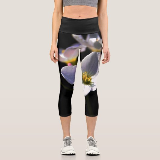 Leggings Capri Cardamine Pratensis Fleurs lecapm (Recto)