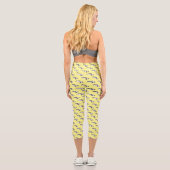 Leggings Capri Caricature limousine (Verso)