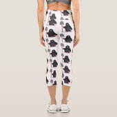 Leggings Capri Caricature mole joyeux (Verso)