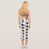 Leggings Capri Caricature mole joyeux (Verso)