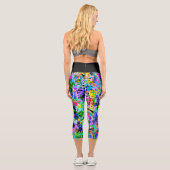 Leggings Capri Carnaval de Graffiti (Verso)
