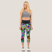 Leggings Capri Carnaval de Graffiti (Recto)