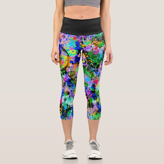 Leggings Capri Carnaval de Graffiti (Recto)