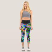 Leggings Capri Carnaval de Graffiti (Recto)