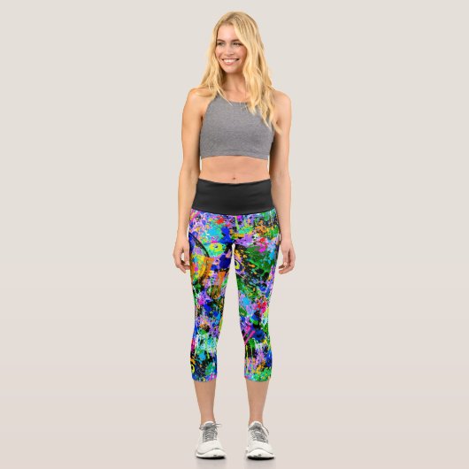 Leggings Capri Carnaval de Graffiti (Recto)