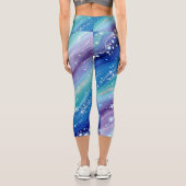 Leggings Capri CarolinaBlueBubbles (Verso)