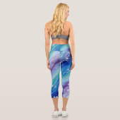 Leggings Capri CarolinaBlueBubbles (Verso)