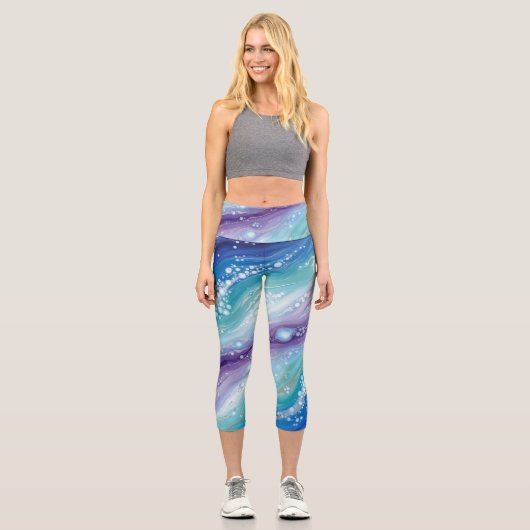 Leggings Capri CarolinaBlueBubbles (Recto)
