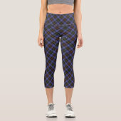 Leggings Capri Carreaux Bleus (Recto)