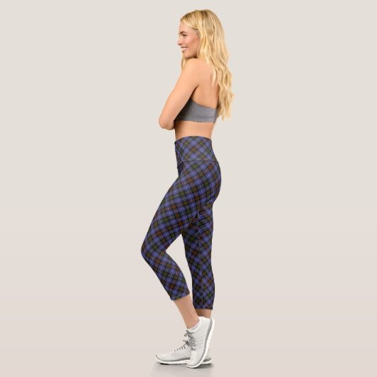 Leggings Capri Carreaux Bleus (Gauche)