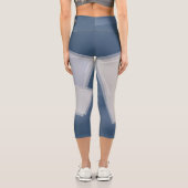 Leggings Capri carrés de Fibonacci roulants (Verso)
