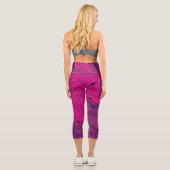 Leggings Capri Carte aérienne (Verso)