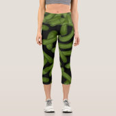 Leggings Capri Cartons amusants Capris haut taille (Recto)