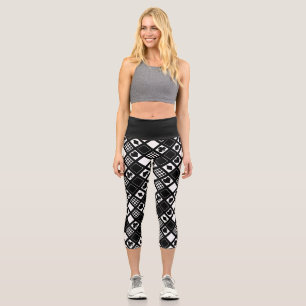 Leggings Capri Casino jouer aux cartes costume coeur croix clubs