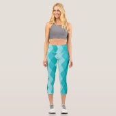 Leggings Capri Céramique bleue (Recto)
