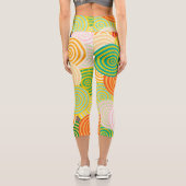 Leggings Capri Cercle-Cercles Capris haut taille (Verso)